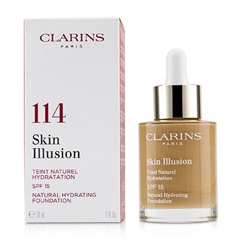 Picture of Clarins 232151 1 oz Skin Illusion Natural Hydrating Foundation SPF 15 - No.114 Cappuccino