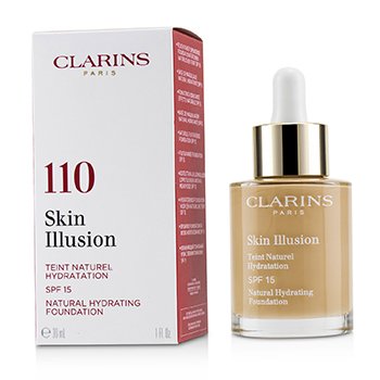 Picture of Clarins 232149 1 oz Skin Illusion Natural Hydrating Foundation SPF 15 - No.110 Honey