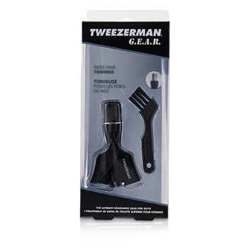 Picture of Tweezerman 229738 2 Piece Mens G.E.A.R. Nose Hair Trimmer with Brush