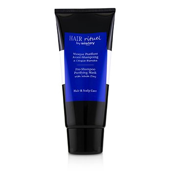 Picture of Sisley 242134 6.7 oz Hair Rituel Pre-Shampoo Purifying Mask with White Clay