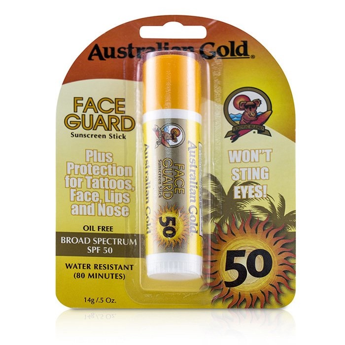 Picture of Australian Gold 245966 Face Guard Sunscreen Stick Broad Spectrum SPF 50 - No.1 Fragrance - 0.5 oz