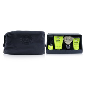 The Four Elements of The Perfect Shave Set with Bag - 5 Piece