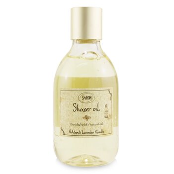 Picture of Sabon 252034 10.5 oz Shower Oil - Patchouli Lanvender Vanilla Plastic Bottle