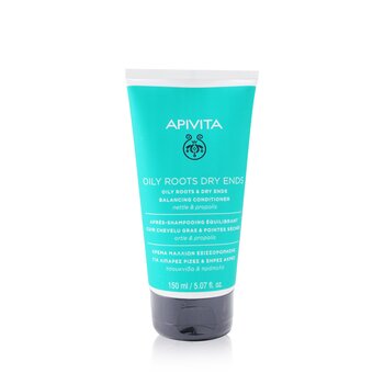 Picture of Apivita 254977 5.07 oz Oily Roots & Dry Ends Balancing Conditioner with Nettle & Propolis