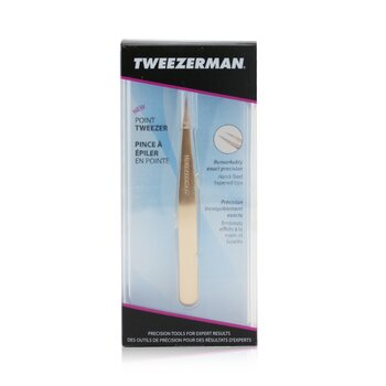Picture of Tweezerman 253626 Point Tweezer&#44; Rose Gold