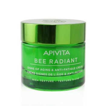 Picture of Apivita 256682 1.69 oz Bee Radiant Signs of Aging & Anti-Fatigue Cream - Rich Texture
