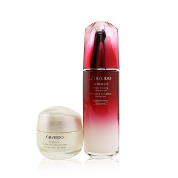 Picture of Shiseido 258640 Defend & Regenerate Power Wrinkle Smoothing Set - 2 Piece