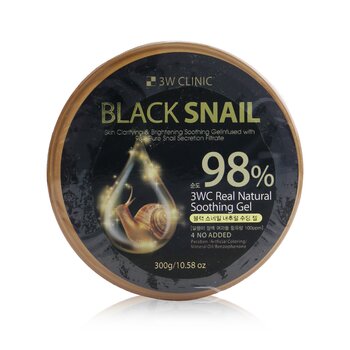 Picture of 3W Clinic 261450 300 g 98 Percent Black Snail Natural Soothing Gel