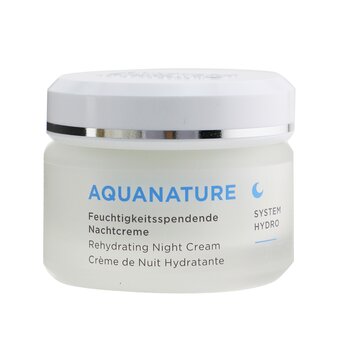 Picture of Annemarie Borlind 260945 50 ml Aquanature System Hydro Rehydrating Night Cream for Dehydrated Skin
