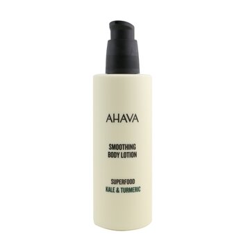Picture of Ahava 259195 250 ml Superfood Kale & Turmeric Smoothing Body Lotion