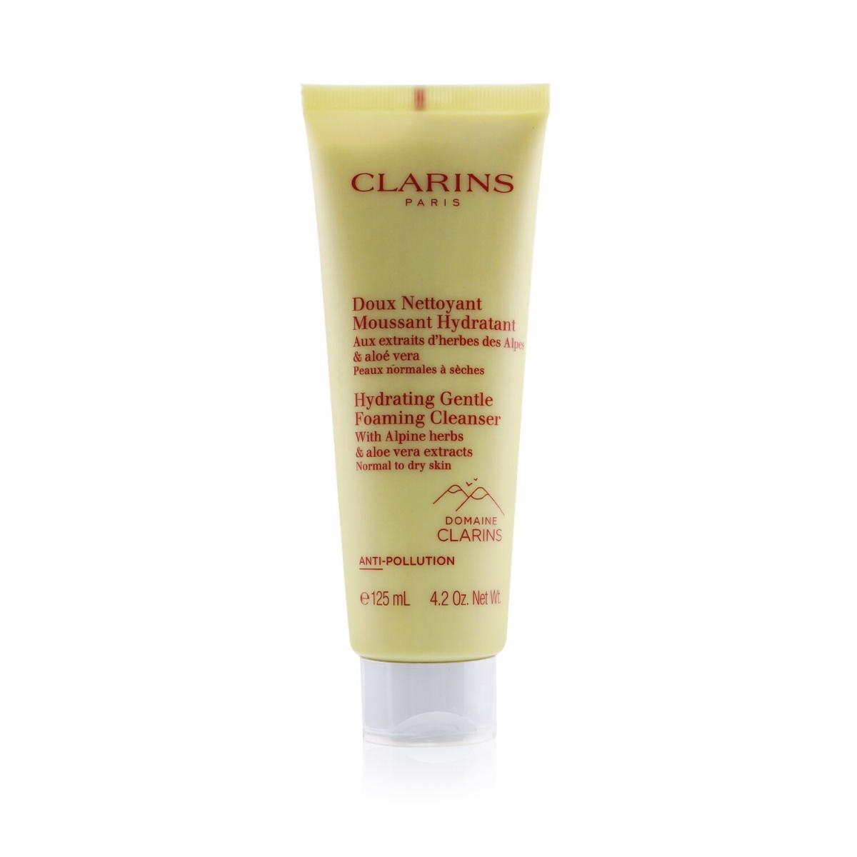 Picture of Clarins 261609 4.2 oz Hydrating Gentle Foaming Cleanser with Alpine Herbs & Aloe Vera Extracts for Normal to Dry Skin