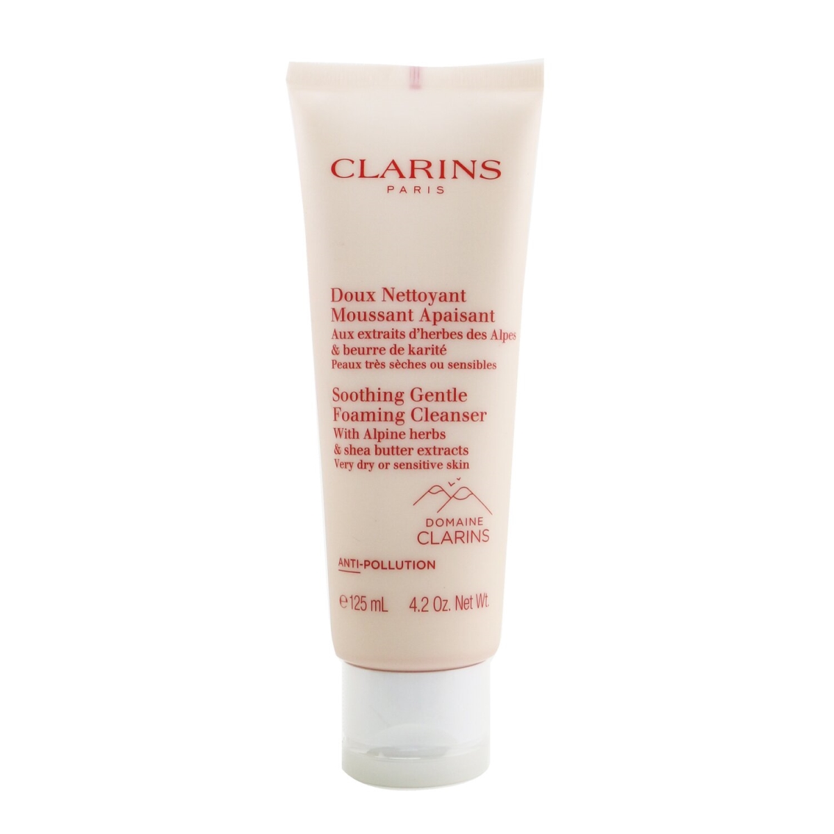 Picture of Clarins 261610 4.2 oz Soothing Gentle Foaming Cleanser with Alpine Herbs & Shea Butter Extracts for Very Dry or Sensitive Skin