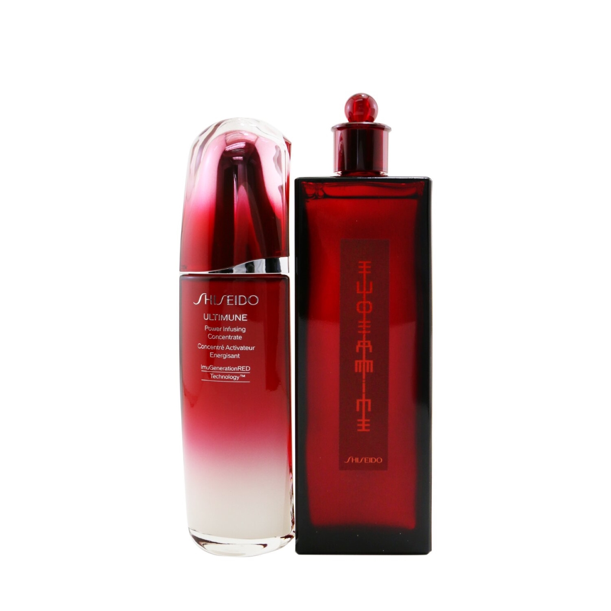 Picture of Shiseido 265399 Ultimune Power & Revitalizing Set with Ultimune Power Infusing Concentrate 100 ml Plus 200 ml Eudermine Revitalizing Essence - 2 Piece