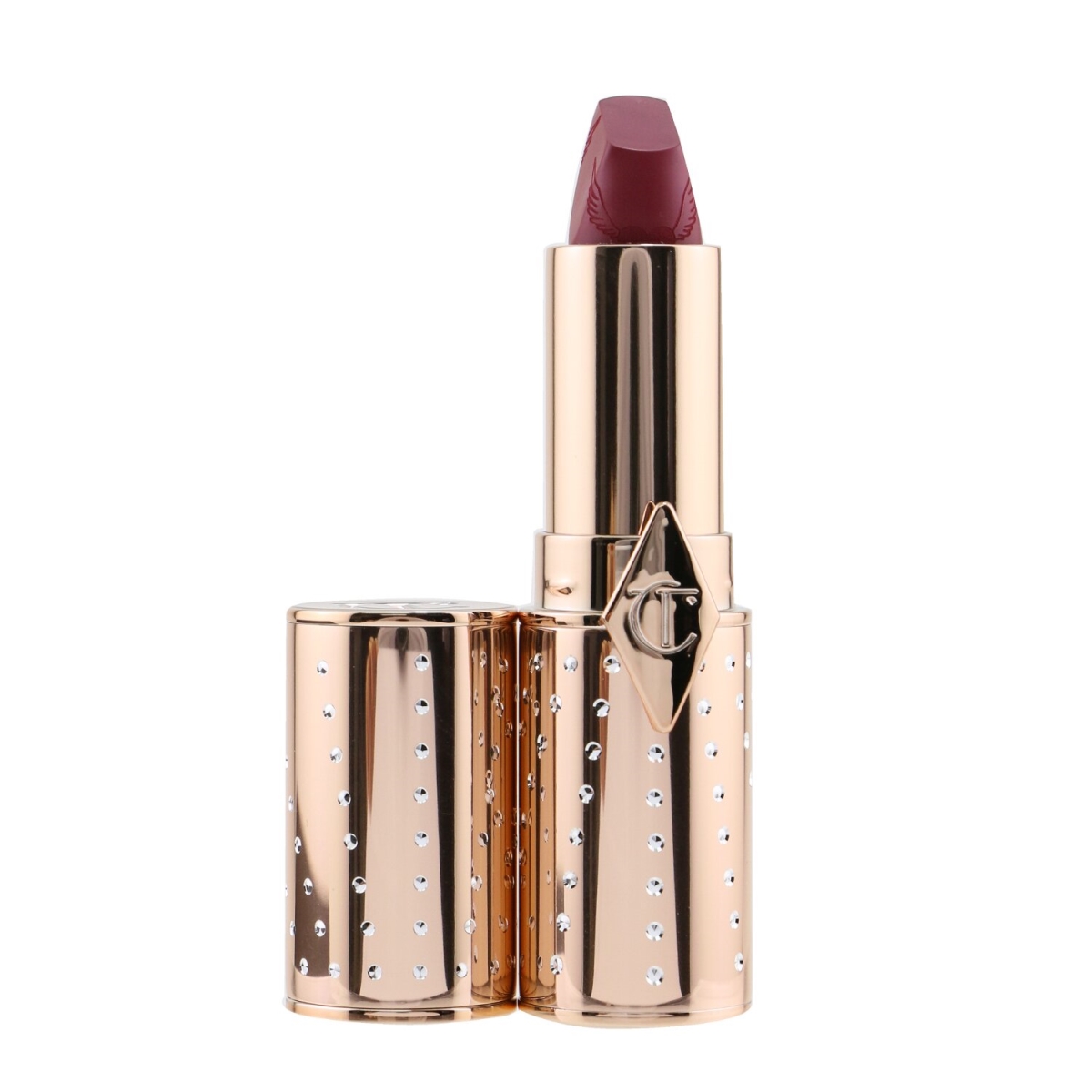Picture of Charlotte Tilbury 263953 0.12 oz Matte Revolution Refillable Lipstick Look of Love Collection&#44; No.First Dance Blushed Berry & Rose