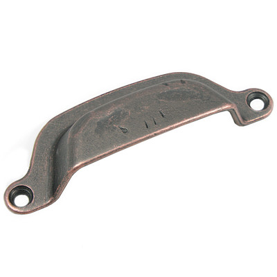 84765 3 in. Riverstone Cup Pull - Antique Copper