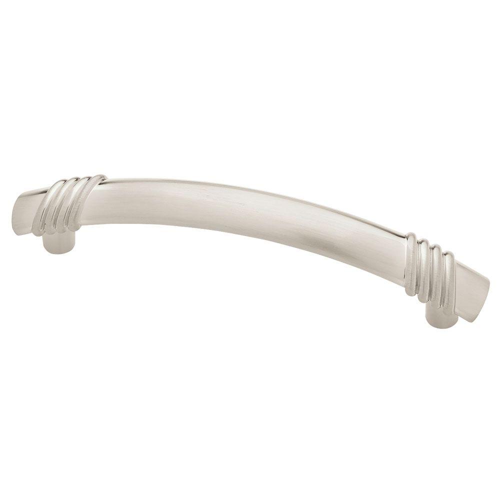 96 mm Center to center Contemporary Pull, Satin Nickel