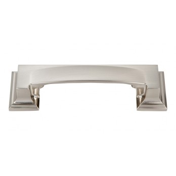 128 mm Sutton Place Pull, Satin Nickel