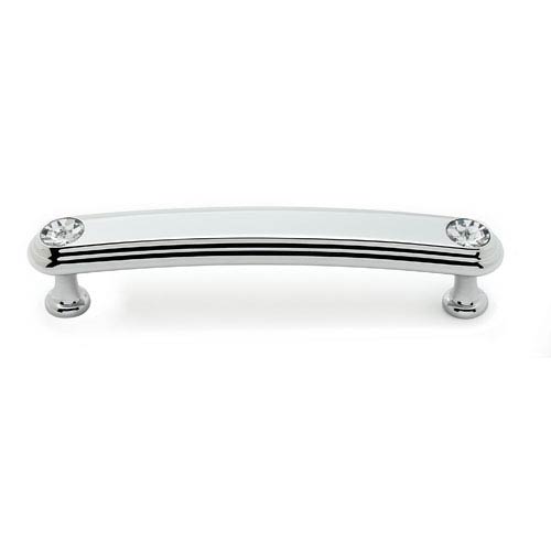 18526 96 mm Bellagio Pull, Polished Chrome & Crystal