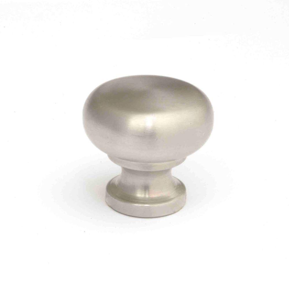 Brickell Stainless Steel Large Flat Top Knob, 1 1/2" (89301)