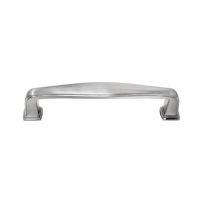 Summerland Series Squared Foot Cabinet Pull,4.19"L Handle,0.55"H Handle,1.37"Projection,Zinc