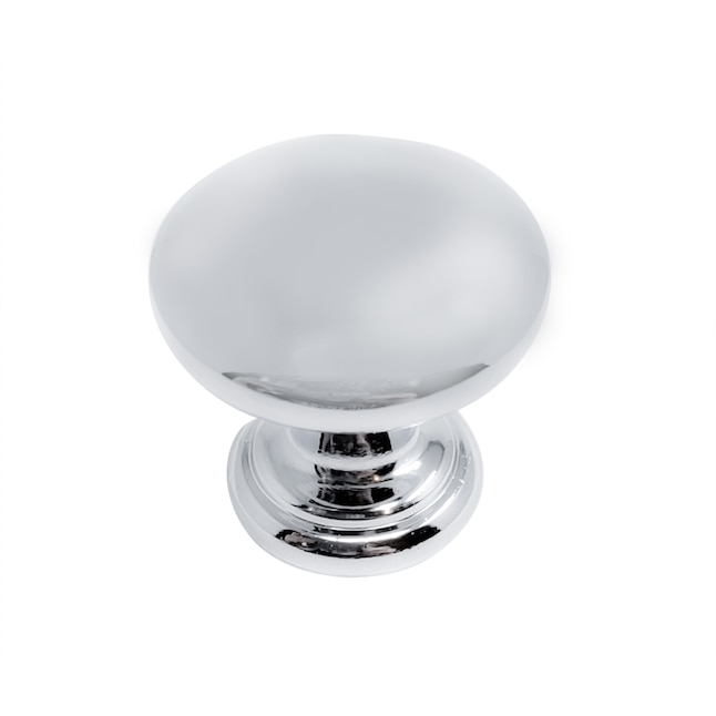 12159 1 in. Laurey Summerland Mushroom Transitional Round Cabinet Knob with Ring Base - Satin Nickel