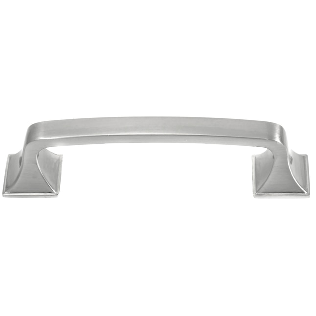 160 mm Laurey  port Center to Center Rectangle Handle Drawer Pull - Satin Nickel