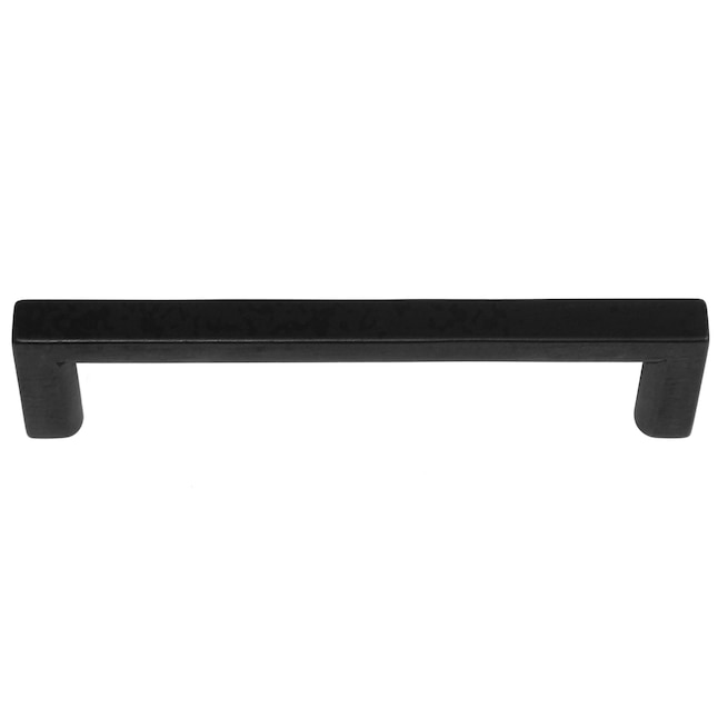 73020 96 mm Laurey Cosmopolitan Center to Center Rectangle Handle Drawer Pull - Matte Black