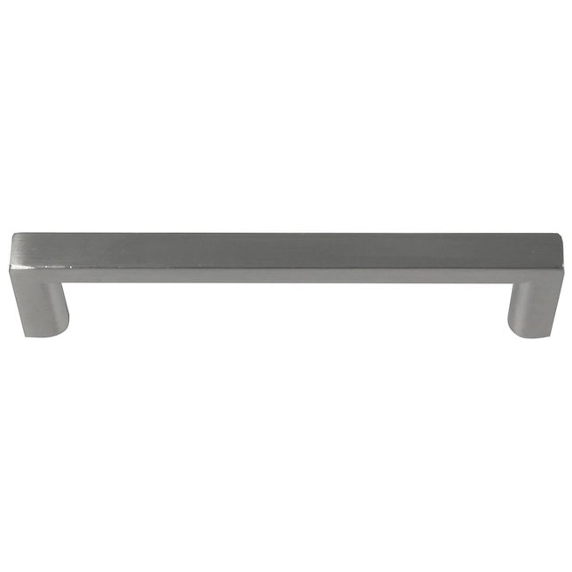 73928 1 mm Laurey Cosmopolitan Center to Center Rectangle Handle Drawer Pull - Satin Nickel