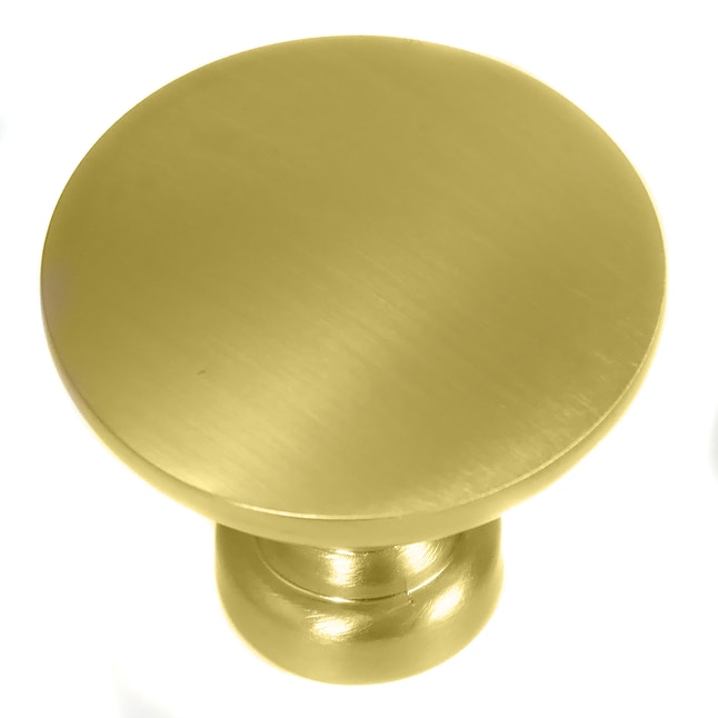 86004 MNG Transitional Soho Round Cabinet Knob - Matte Brushed Brass