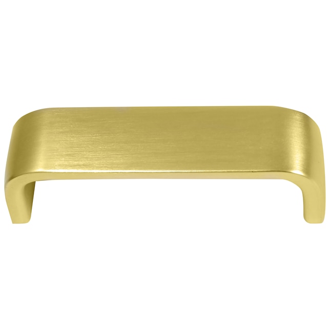 86104 96 mm Center to Center Soho Centers Handle Drawer Pull - Matte Brushed Brass