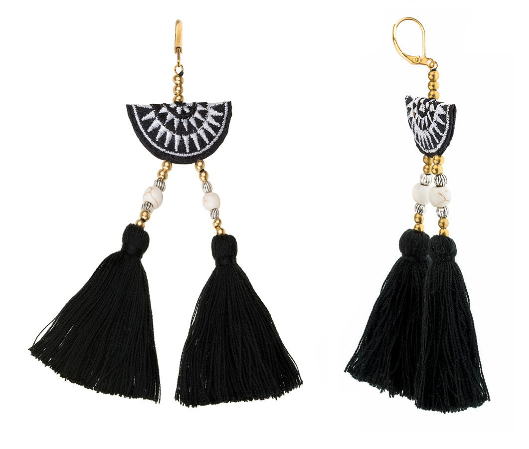 Camilla Earring - Black