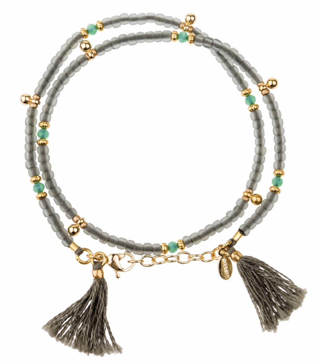 BElizaSlate Eliza Wrap Bracelet - Slate