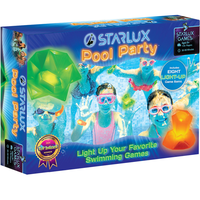 Picture of Starlux Games PPT-9110 Swimming Party Set-Dive & Pool Toys for That Glow in The Dark