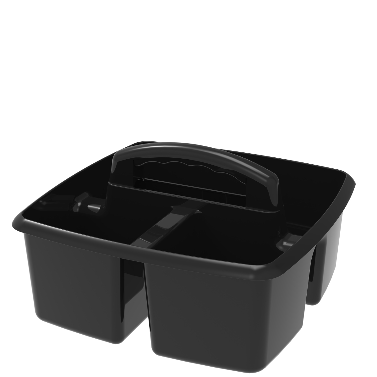 Picture of Storex 00972E06C Small Caddy&#44; Black - Pack of 6