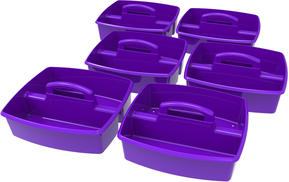 Picture of Storex 00955U06C Large Caddy, Purple - Pack of 6
