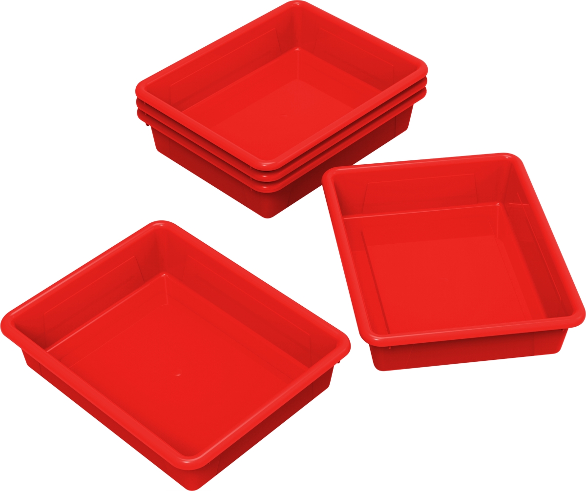 10-Compartment Organizer Tray (Red)