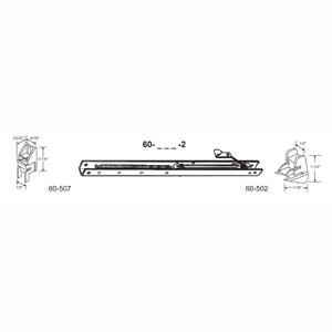 60-233-2 24 in. Balance Stamped No. 2330 with Ends 60-507 & 60-502 Attached Window Channel  Pack of 6