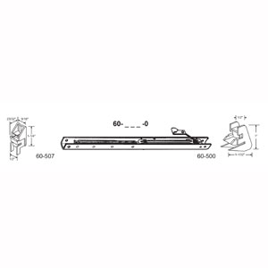 29 in. Balance Stamped No. 2850 with Ends 60-507 & 60-500 Attached Window Channel, Pack of 4