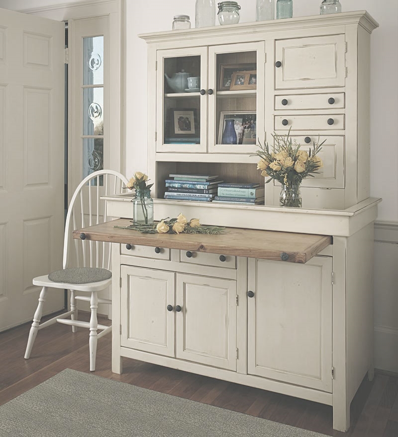 Picture of SOUTHERN SPLINTER  4102FL-027  American made Hoosier cabinet with flat panels