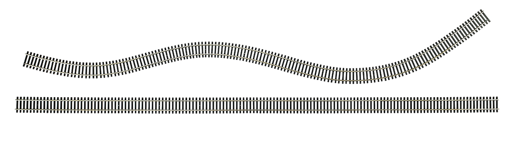 BAC44371 36 in. Ho Code 100 Nickel Silver Flex Track - Pack of 25
