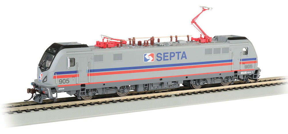 HO ACS-64 Electric DCC SEPTA 905 Mobility Scheme Model Train