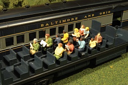 Picture of Bachmann BAC33115 Ho Waist-Up Seated Passengers&#44; Pack of 12