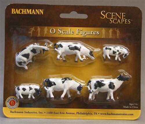 Picture of Bachmann BAC33153 O Cow Figures&#44; Black & White