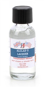 ALC-400 1 oz Bottle Transparent Medium Lacquer