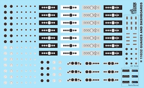 GOF-11032 1 by 24-1 by 25 Gauges & Dashboard