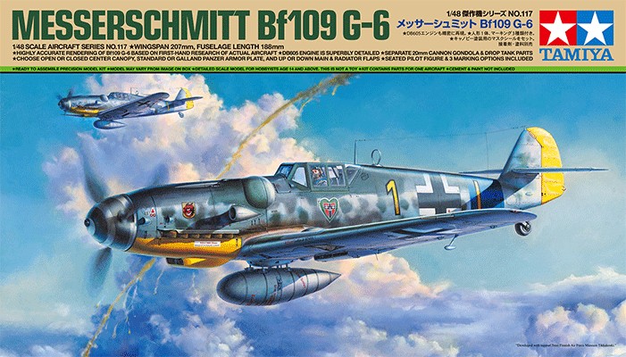 TAM-61117 1 by 48 Messerschmitt Bf109G6 Fighter