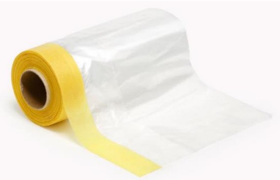 Picture of Tamiya Models TAM-87203 Masking Tape with Plastic Sheeting, 150 mm