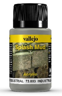 Vallejo Acrylic Paints VLJ-73803 40 ml Bottle Industrial Splash Mud Weathering Effect