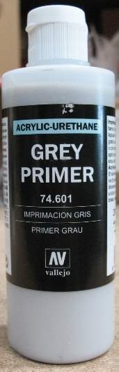 Vallejo Acrylic Paints VLJ-74601 200 ml Bottle Grey Surface Primer