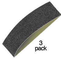 Zona ZON-37798 320 Grit 40 mm Replacement Sanding Strips for No.37795 - Pack of 3